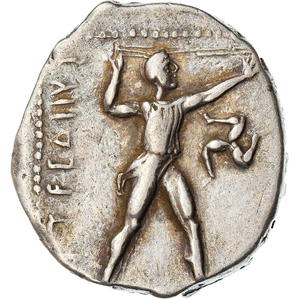 Coin, Pamphylia, Aspendos, Stater, 380-330 BC, Aspendos, EF(40-45), Silver