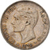 Moneda, España, Alfonso XII, 5 Pesetas, 1878, Madrid, *18-18, MBC+, Plata