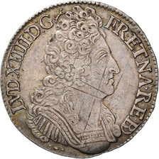 Frankrijk, Louis XIV, Ecu de Béarn aux 3 couronnes, 1709, Pau, Zilver, ZF