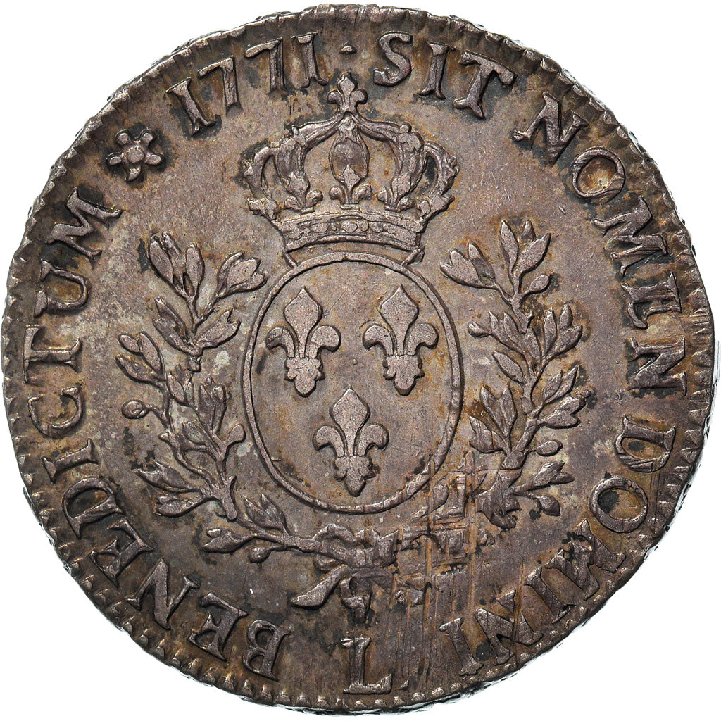 Monnaie, France, Louis XV, Écu à la vieille tête, Ecu, 1771, Bayonne, TTB+