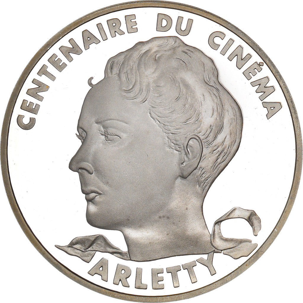 Munten, Frankrijk, Arletty, 100 Francs, 1995, Paris, ESSAI, FDC, Zilver, KM:1945