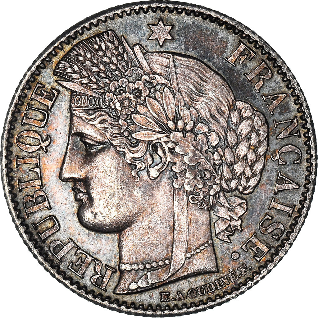 Münze, Frankreich, Cérès, 50 Centimes, 1850, Paris, UNZ+, Silber, KM:769.1