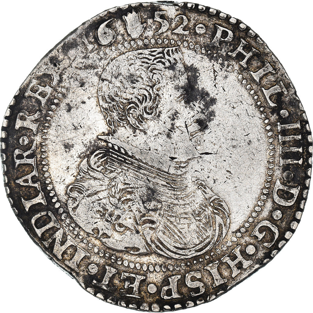 Moeda, Países Baixos Espanhóis, BRABANT, Philip IV, Ducaton, 1652, Antwerp