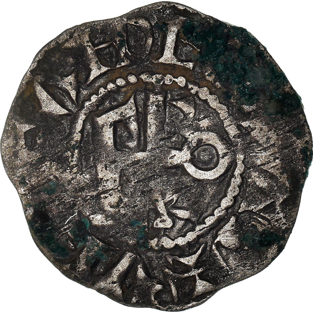 Münze, Frankreich, Anjou, Foulques V, Denarius, Angers, SGE+, Silber