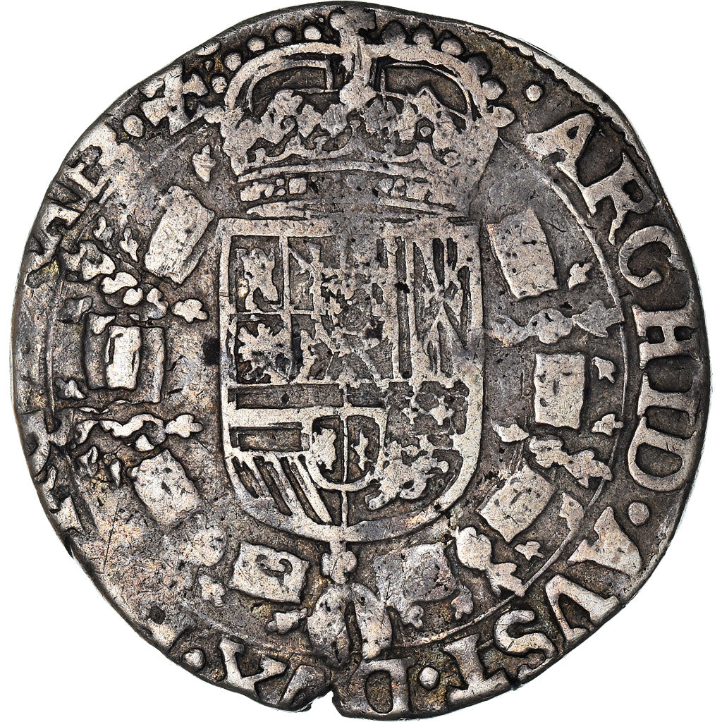 Münze, Spanische Niederlande, BRABANT, Philip IV, 1/2 Patagon, 1625