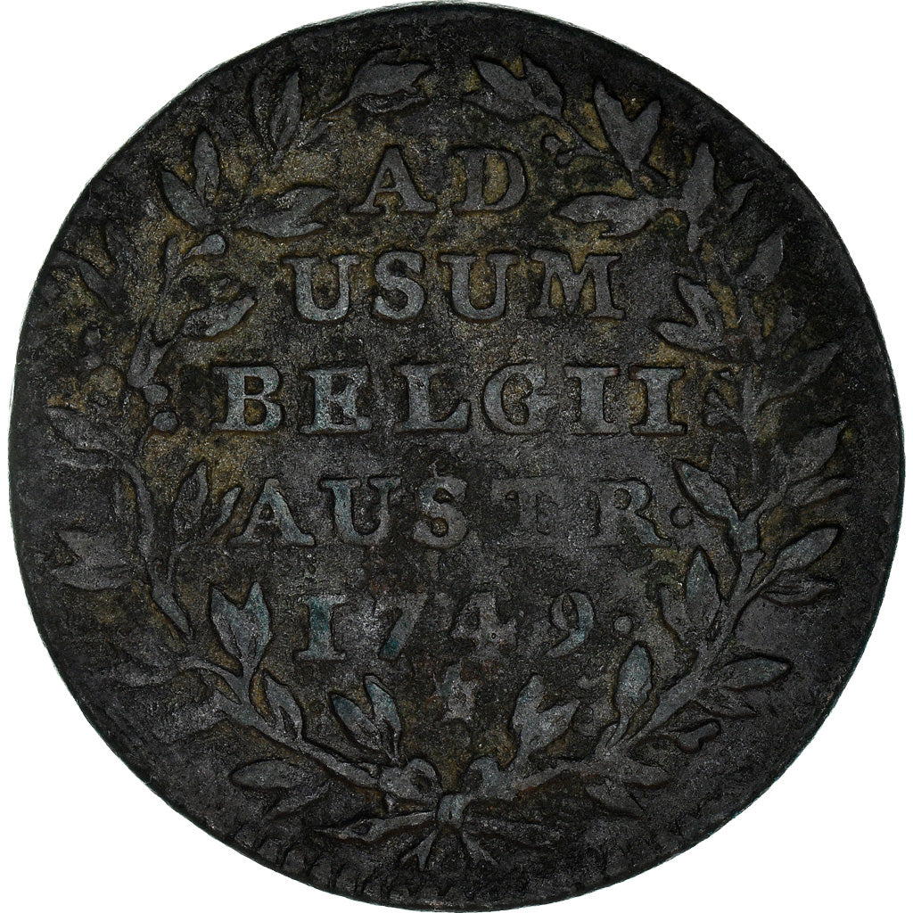 Munten, NEDERLANDS OOSTENRIJK, Maria Theresa, 2 Liards, 2 Oorden, 1749, Bruges