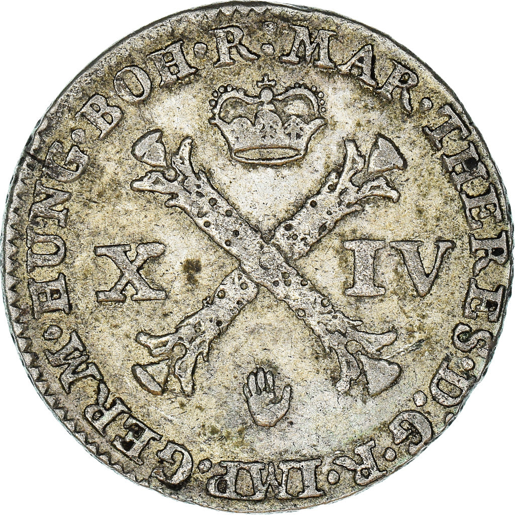 Monnaie, AUSTRIAN NETHERLANDS, Maria Theresa, 14 Liards, 14 Oorden, 1756