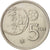 Coin, Spain, Juan Carlos I, 5 Pesetas, 1980, AU(55-58), Copper-nickel, KM:817