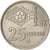 Moneda, España, Juan Carlos I, 25 Pesetas, 1980, MBC, Cobre - níquel, KM:818