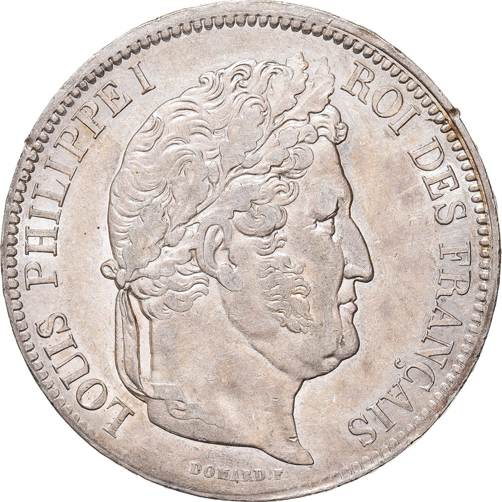 Coin, France, Louis-Philippe, 5 Francs, 1842, Lille, MS(60-62), Silver