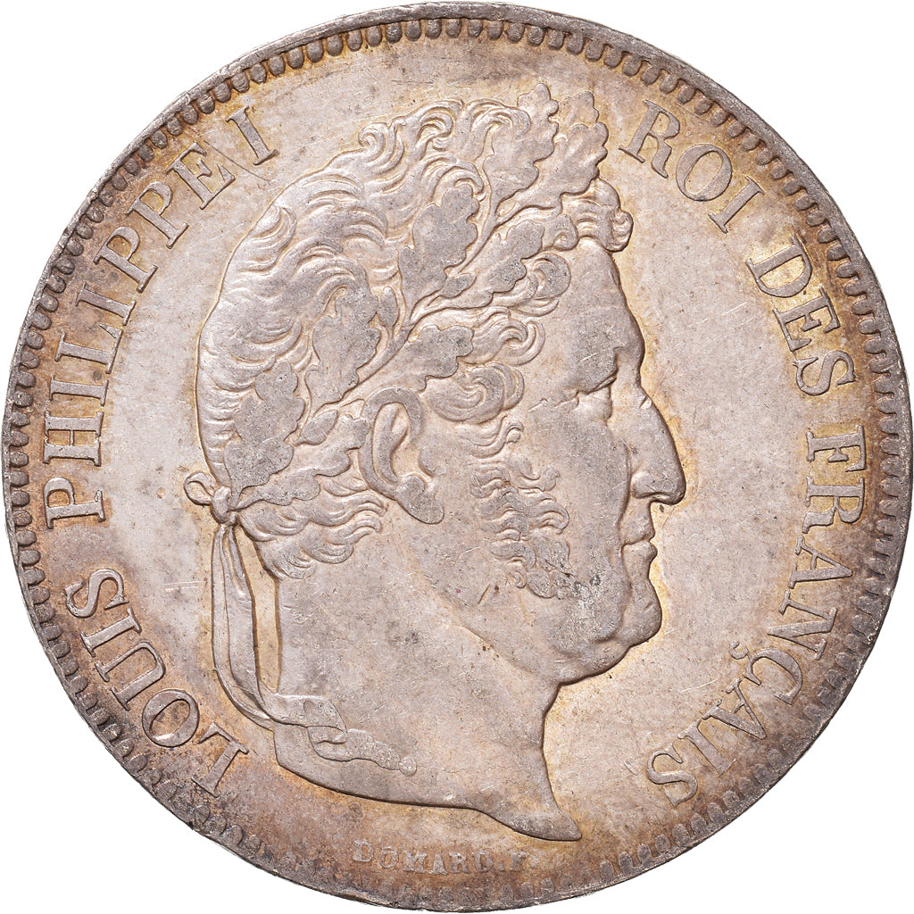 Moneda, Francia, Louis-Philippe, 5 Francs, 1832, Strasbourg, EBC, Plata