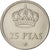 Moneta, Hiszpania, Juan Carlos I, 25 Pesetas, 1975, AU(55-58), Miedź-Nikiel