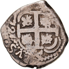 Bolivia, Spanish Colony, Philip V, 2 Reales, 1721, Potosi, COB, Zilver, FR