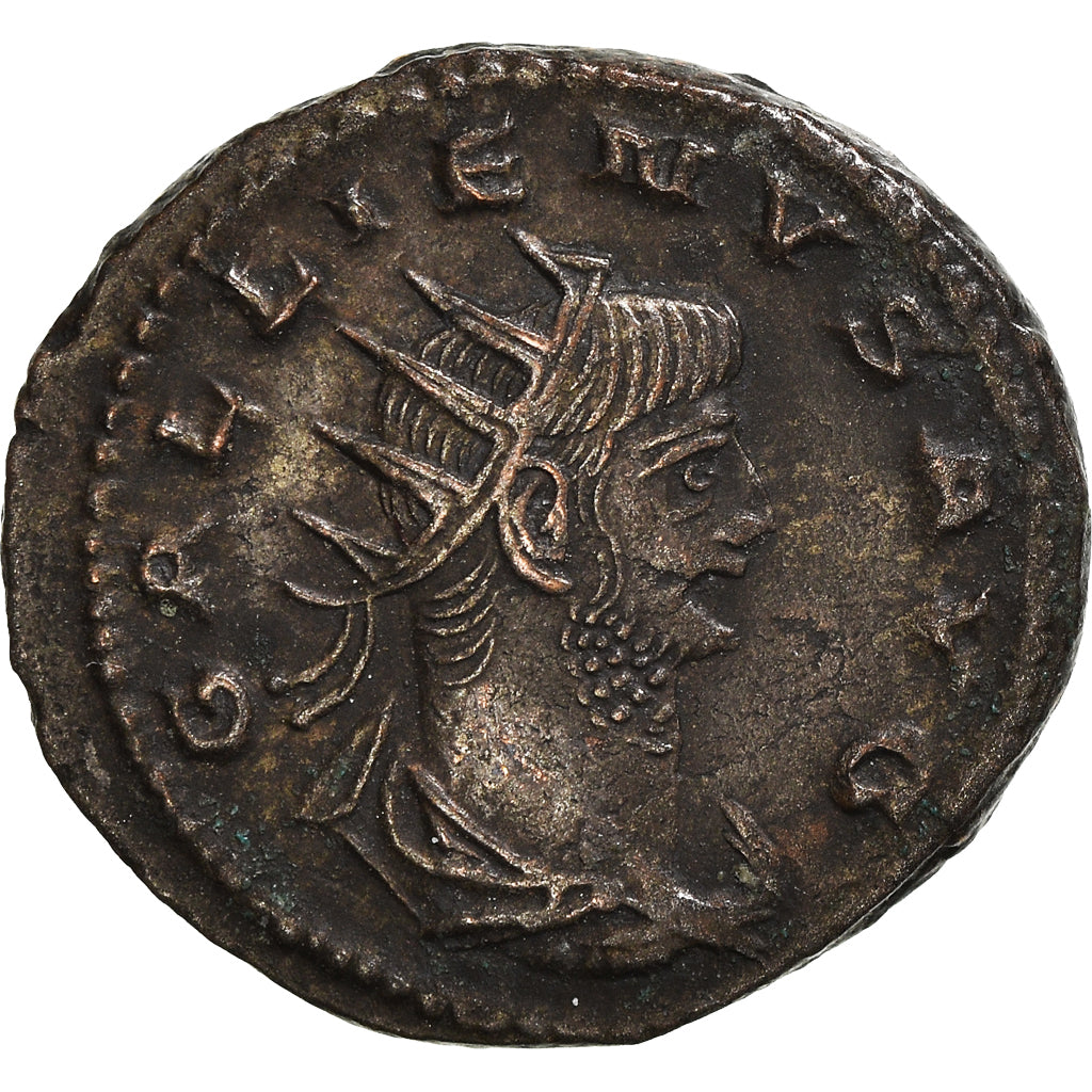 Coin, Gallienus, Antoninianus, 267, Antioch, AU(55-58), Billon, RIC:612