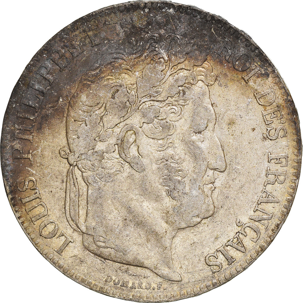 Monnaie, France, Louis-Philippe, 5 Francs, 1837, Lille, TB+, Argent