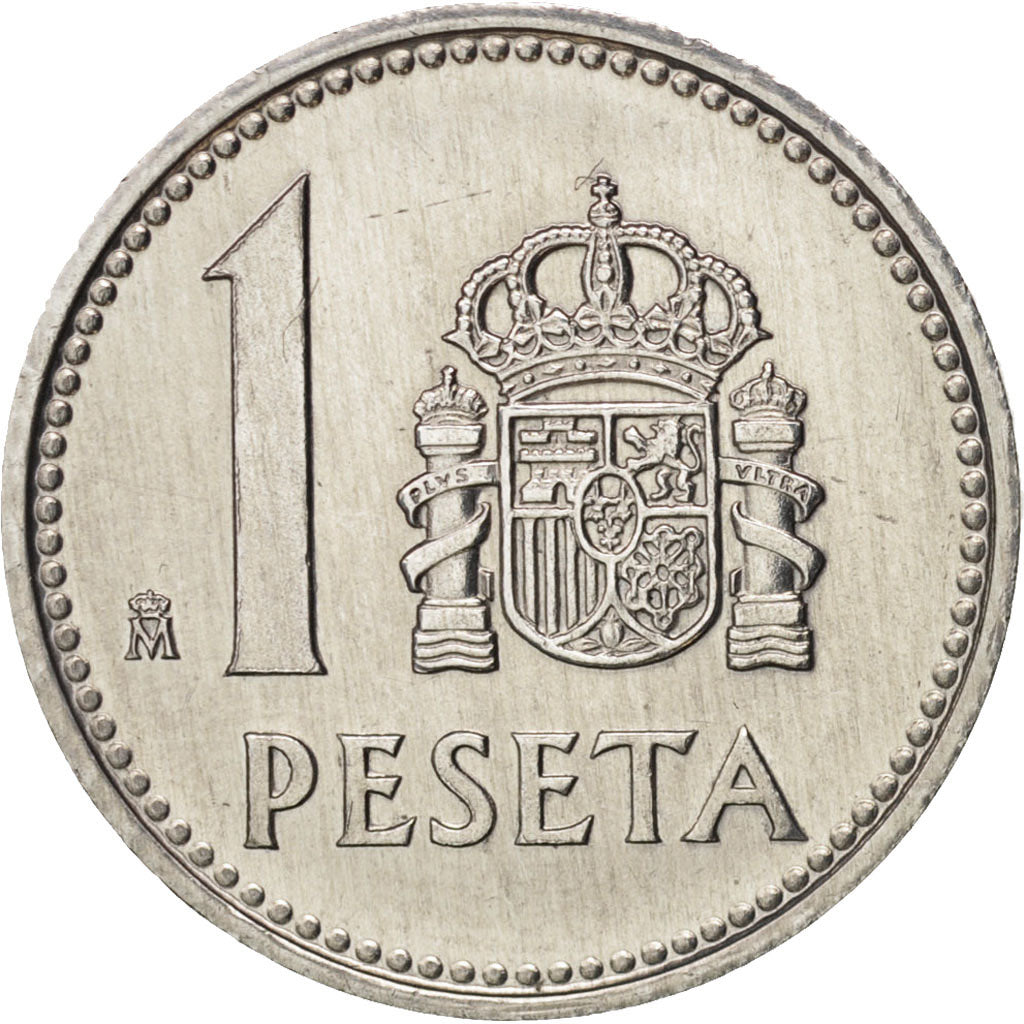 Münze, Spanien, Juan Carlos I, Peseta, 1985, UNZ, Aluminium, KM:821