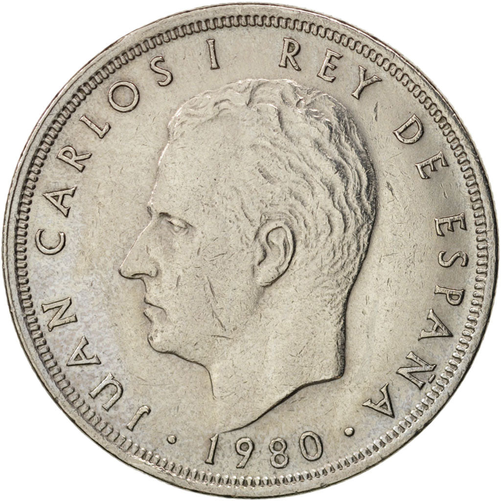 Monnaie, Espagne, Juan Carlos I, 5 Pesetas, 1980, TTB, Copper-nickel, KM:817