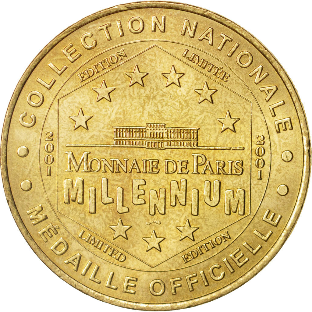 Francia, Token, Touristic token, Nausicaà, Arts & Culture, 2001, Monnaie de