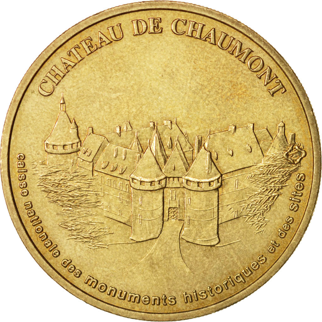 France, Token, Touristic token, Château de Chaumont, Arts & Culture, 2004