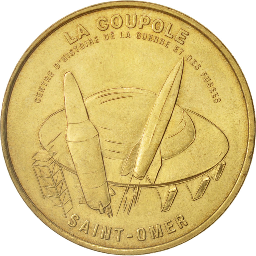 Francia, Token, Touristic token, 62/ La Coupole - Saint-Omer, Arts & Culture