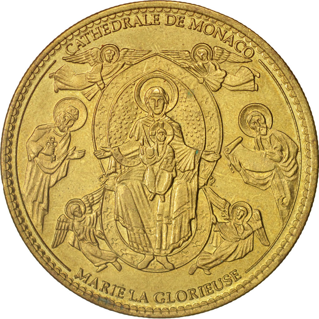 France, Token, Touristic token, 98/ Cathédrale de Monaco - Marie La Glorieuse