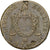 France, 2 sols aux balances daté, 1793 / AN II, Strasbourg, Bronze, AU(50-53)