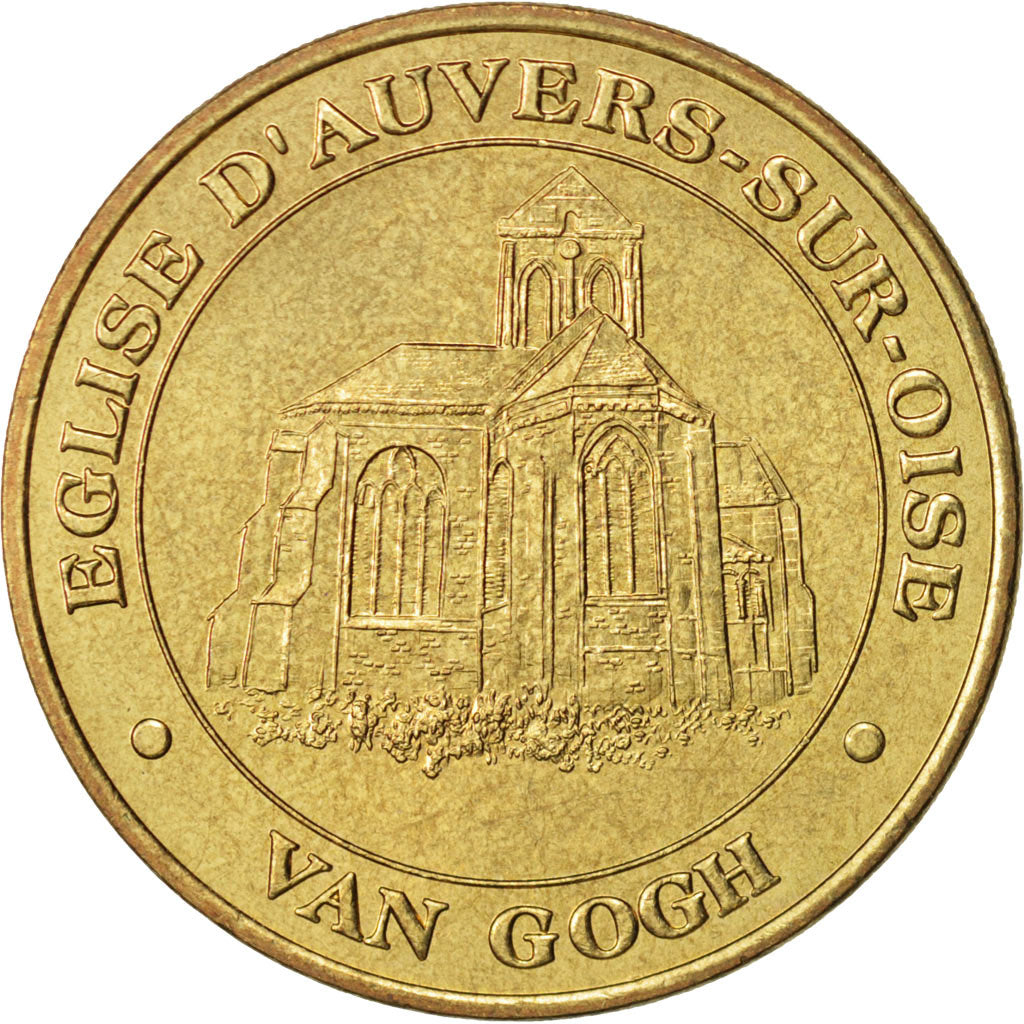 France, Token, Touristic token, 95/ Eglise d'Auvers-sur-Oise - Van Gogh, Arts &