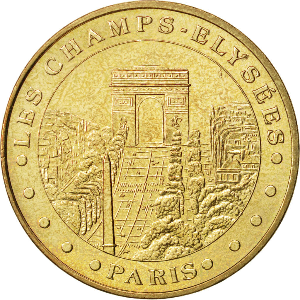 Francia, Token, Touristic token, 75/ Paris - Champs-Elysées, Arts & Culture
