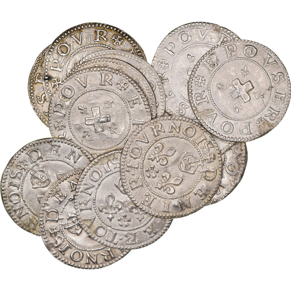 Francia, Love Token, Treizain, Denier bractéate à épouser, EBC, Plata