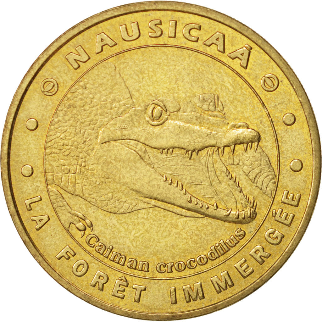 Francia, Token, Jetón turístico, 62/ Nausicaà - Caïman, Arts & Culture