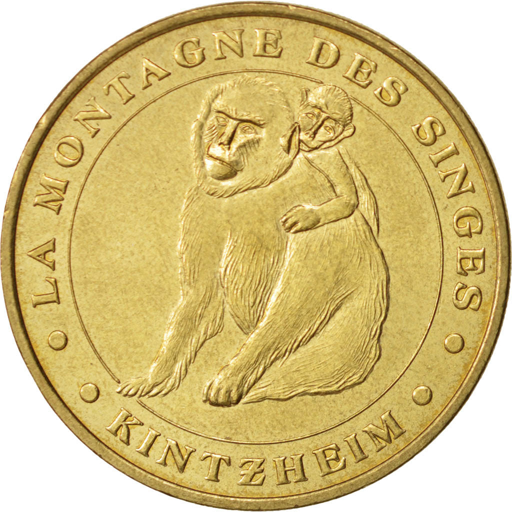 Francia, Token, Jetón turístico, 67/ Montagne des Singes, Arts & Culture