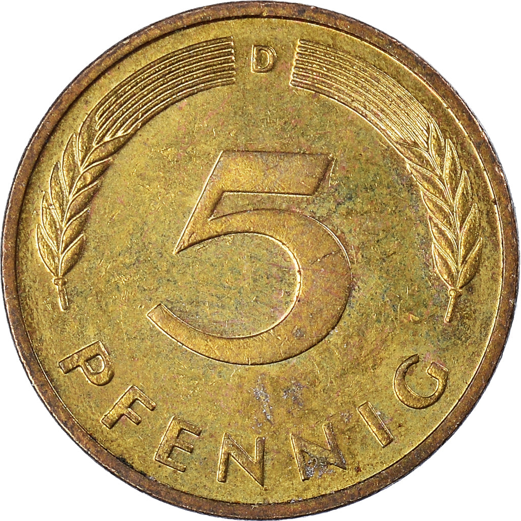 Coin, GERMANY - FEDERAL REPUBLIC, 5 Pfennig, 1994