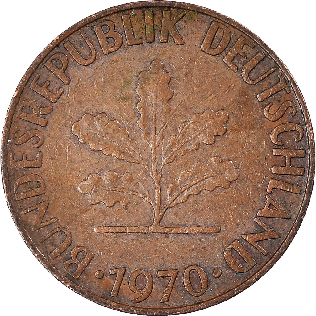 Moneta, Niemcy - RFN, Pfennig, 1970