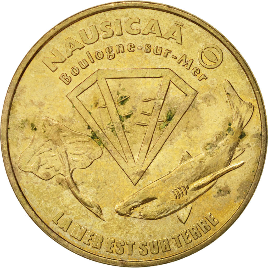 Francja, Token, Żeton turystyczny, 62/ Nausicaà - Mer sur Terre, Sztuka i
