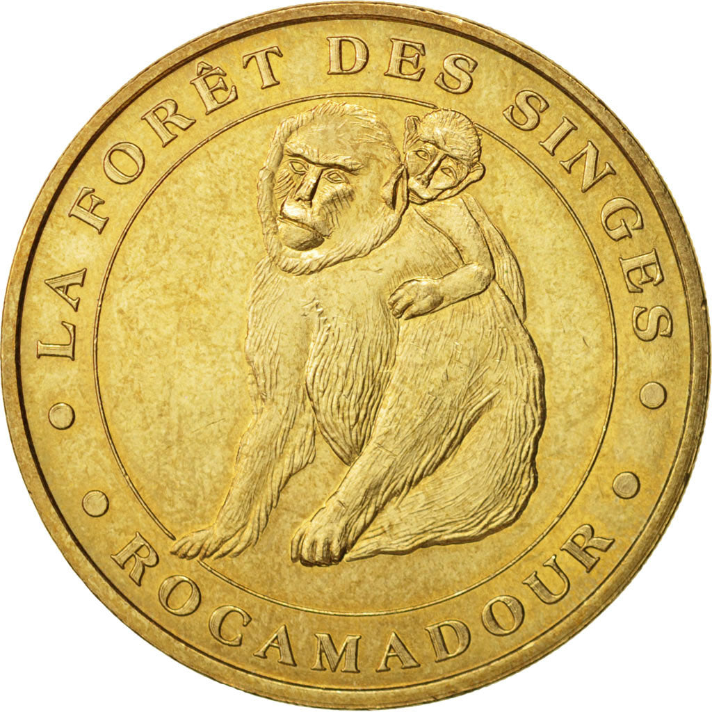 France, Token, Touristic token, 46/ Forêt des singes - Rocamadour, Arts &