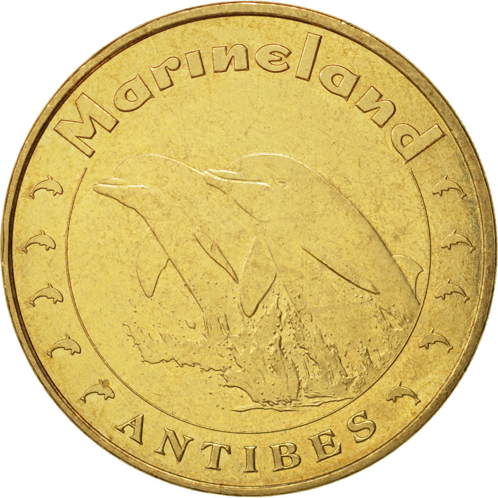 Francia, Token, Touristic token, 06/ Antibes - Marineland - Dauphins, Arts &