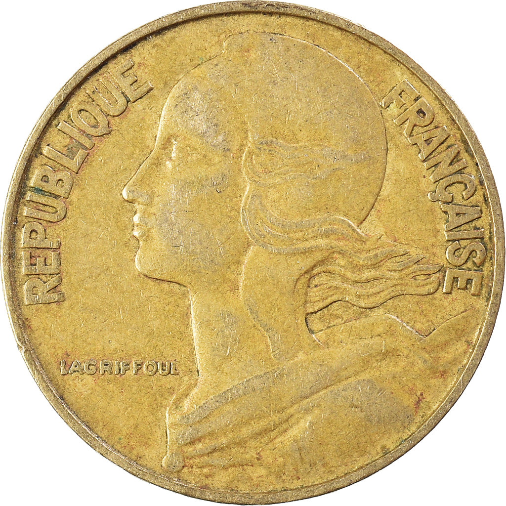 Coin, France, 20 Centimes, 1963