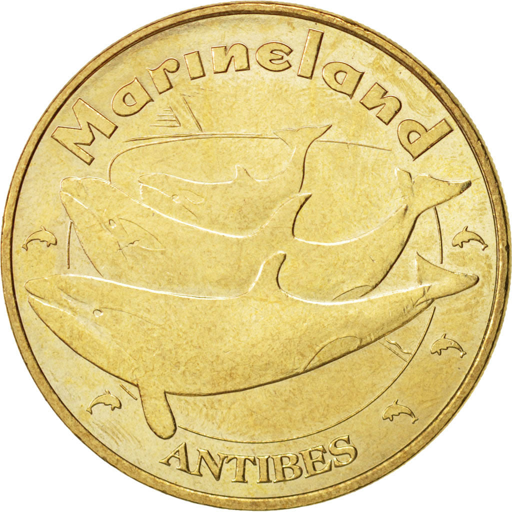 France, Token, Touristic token, 06/ Antibes - Marineland - Orques, Arts &