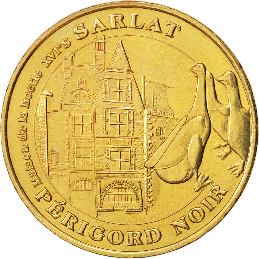 France, Token, Touristic token, 24/ Sarlat - Maison de la Boétie, Arts &