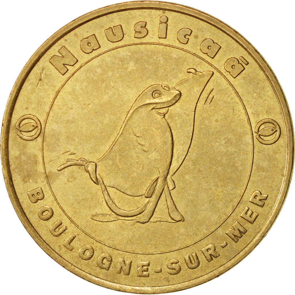 Francja, Token, Żeton turystyczny, 62/ Nausicaà - La Raie Raja, Sztuka i
