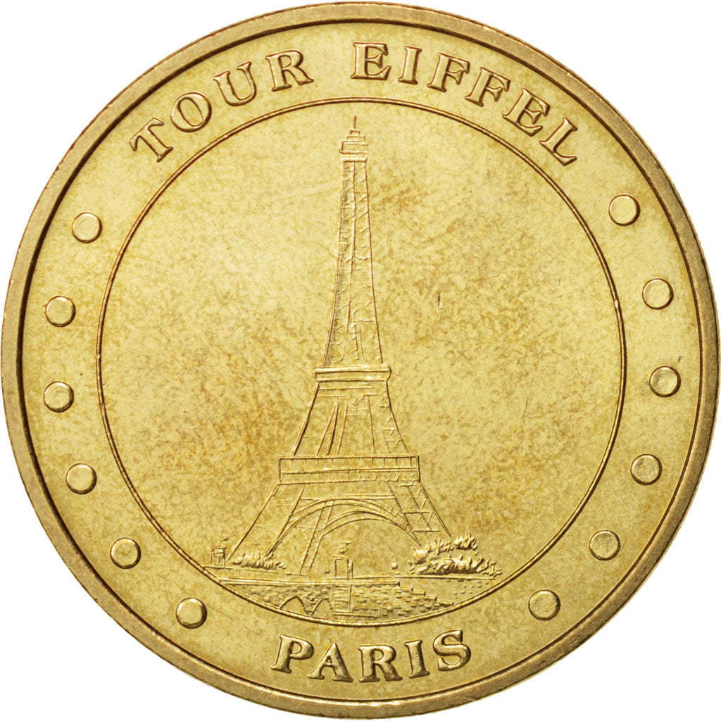 France, Token, Touristic token, 75/ La Tour Eiffel, Arts & Culture, 2004