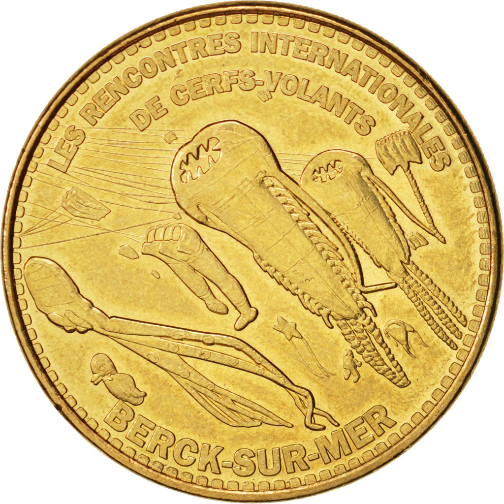 Francia, Token, Touristic token, 62/ Rencontres Cerfs-Volants - Berck, Arts &