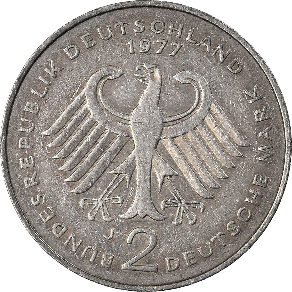 Coin, GERMANY - FEDERAL REPUBLIC, 2 Mark, 1977
