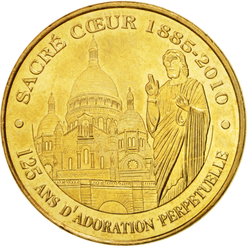 France, Token, Touristic token, 75/ Sacré-Coeur - Adoration Perpétuelle, Arts