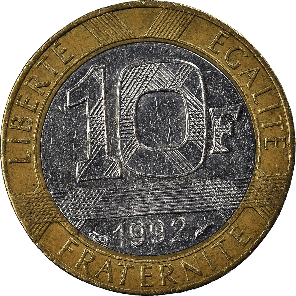 Monnaie, France, 10 Francs, 1992