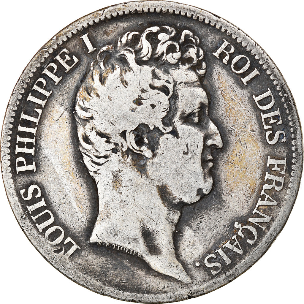 Coin, France, Louis-Philippe, 5 Francs, 1831, Lille, VF(20-25), Silver
