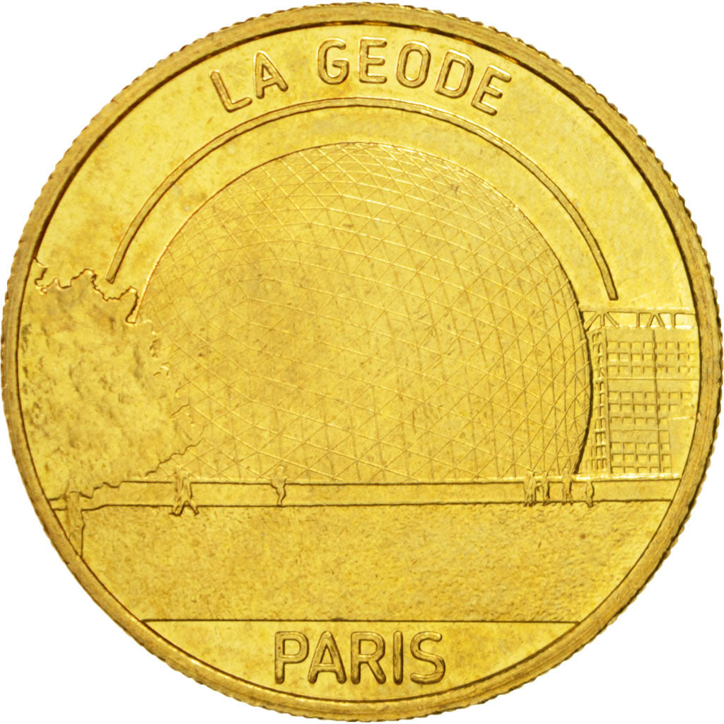 France, Token, Touristic token, 75/ La Géode, Arts & Culture, 2010, Médailles