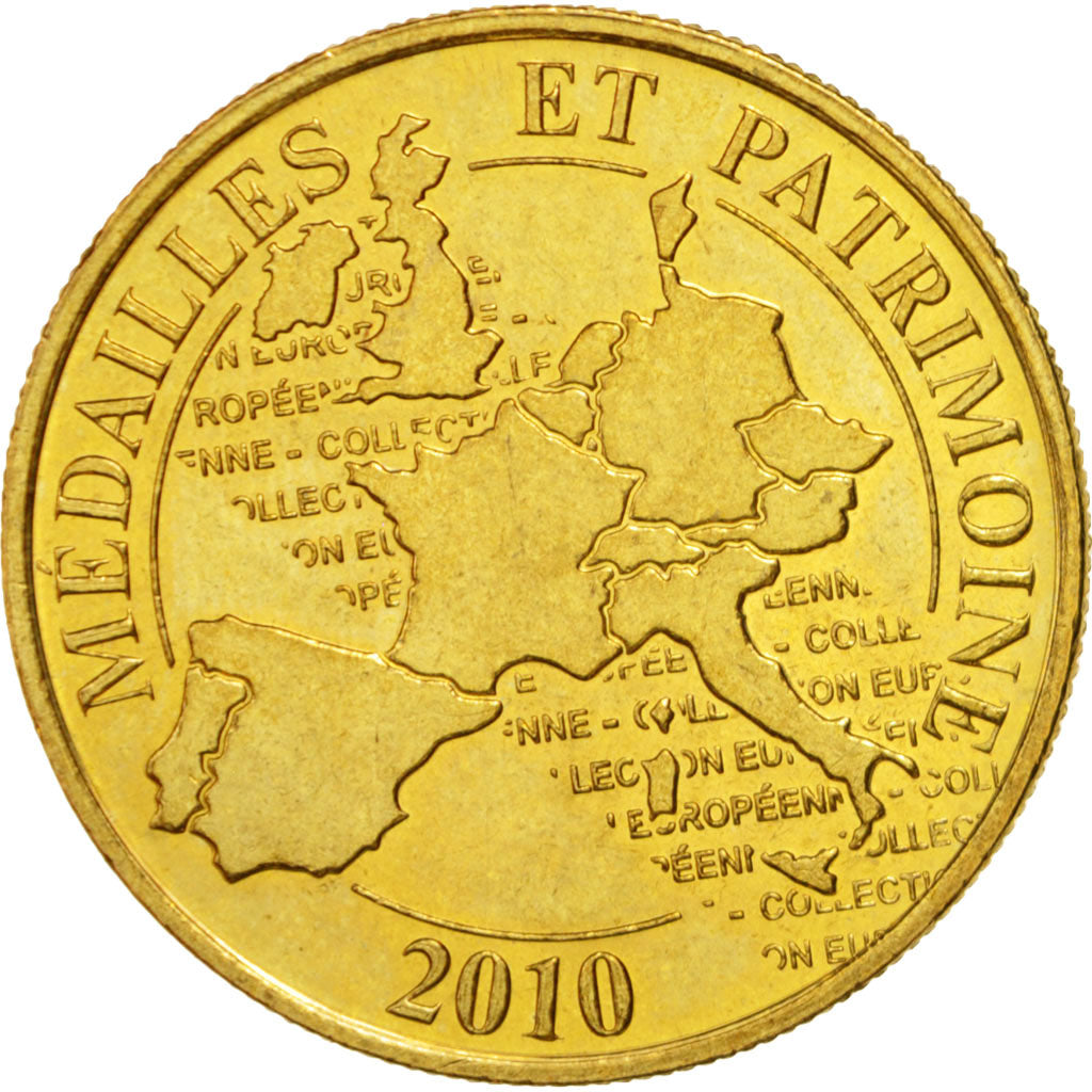 France, Token, Touristic token, 75/ La Géode, Arts & Culture, 2010, Médailles