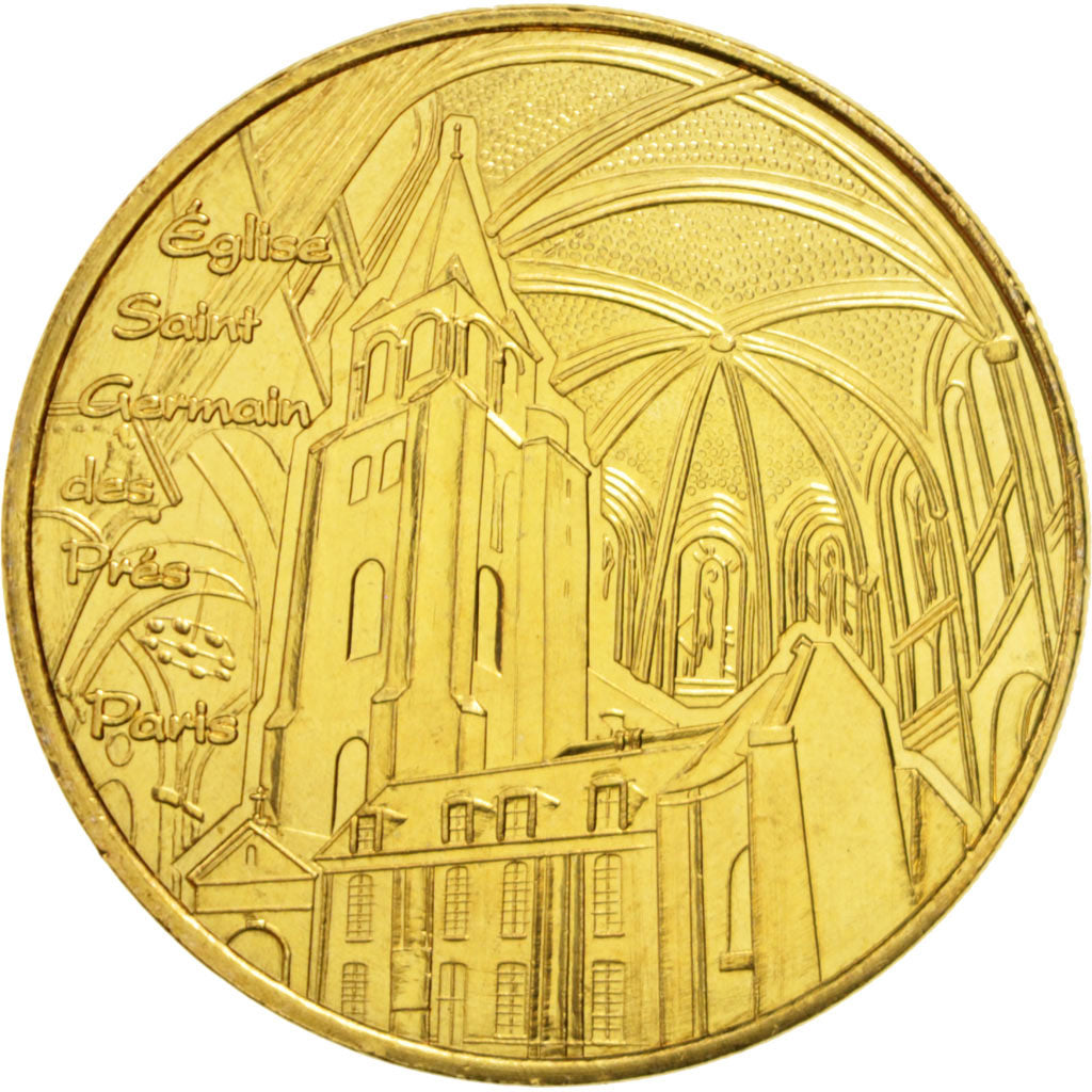 Frankreich, Token, Touristic token, 75/ Paris - Eglise Saint-Germain des Prés
