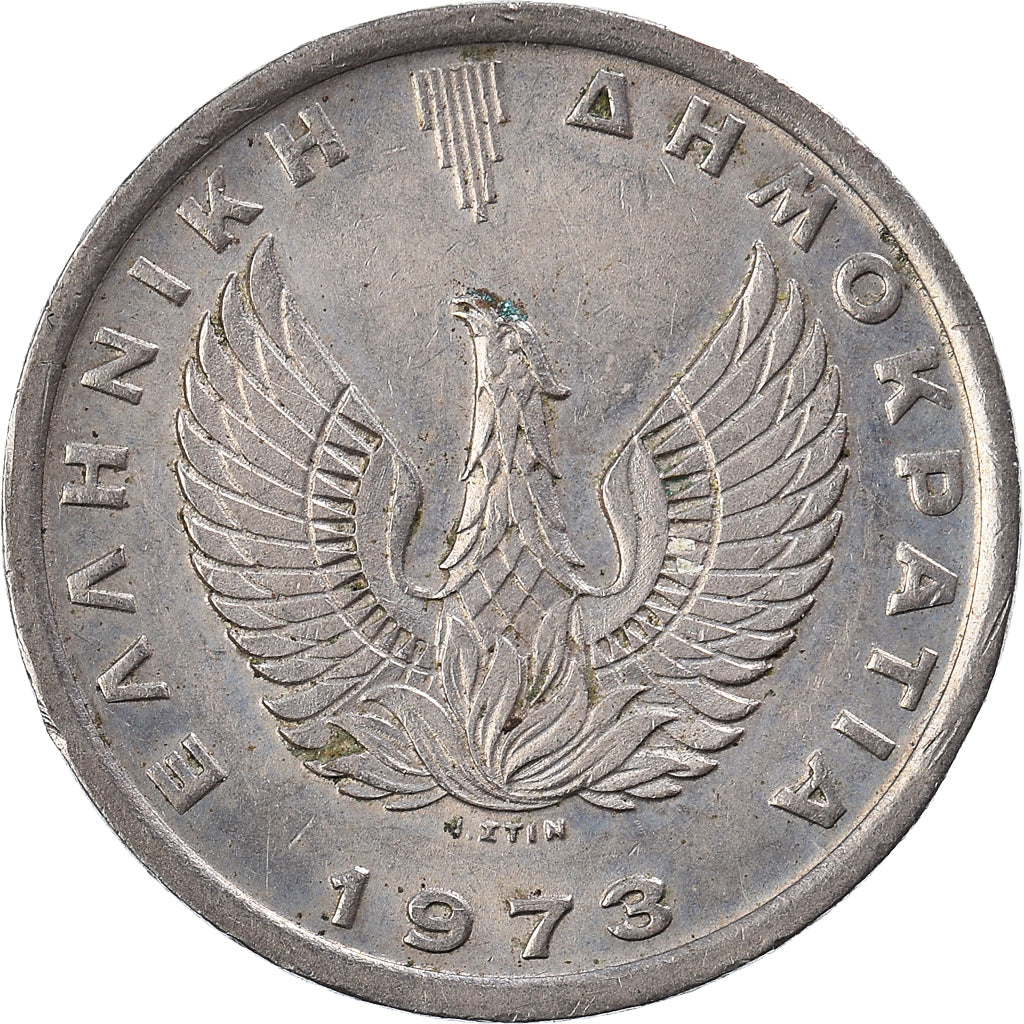 Münze, Griechenland, 5 Drachmai, 1973